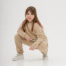 063 Детский костюм с карманами карго, беж